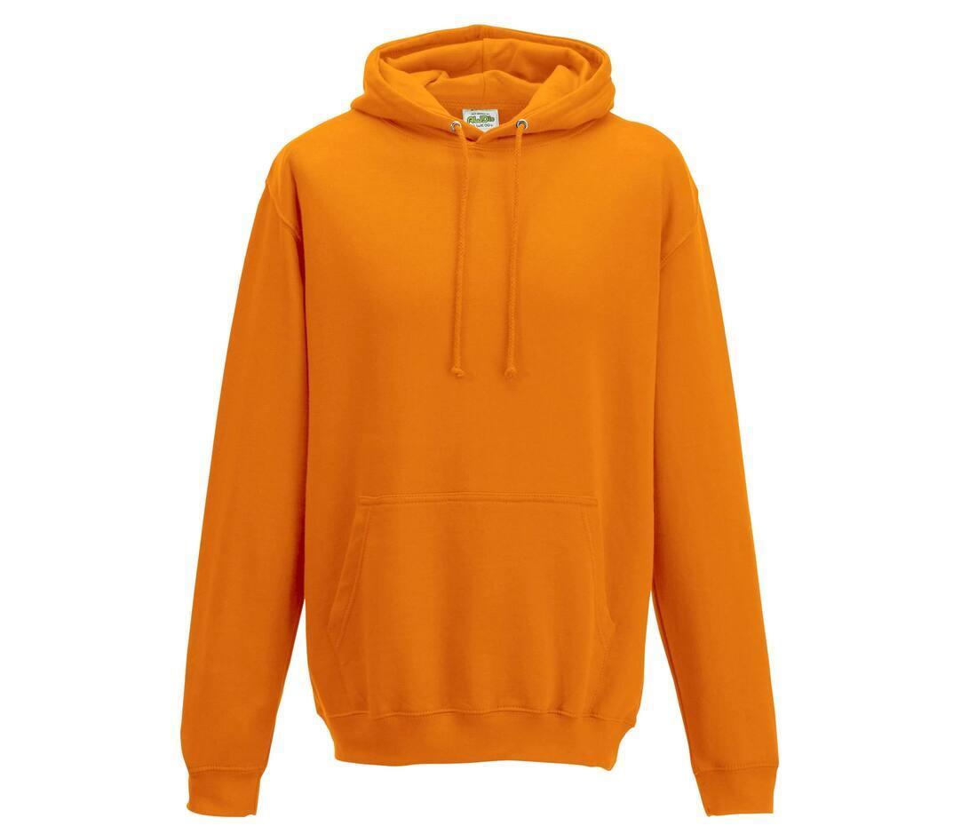 Heren hoodie orange crush perfect voor bedrukking van logo, tekst, foto
