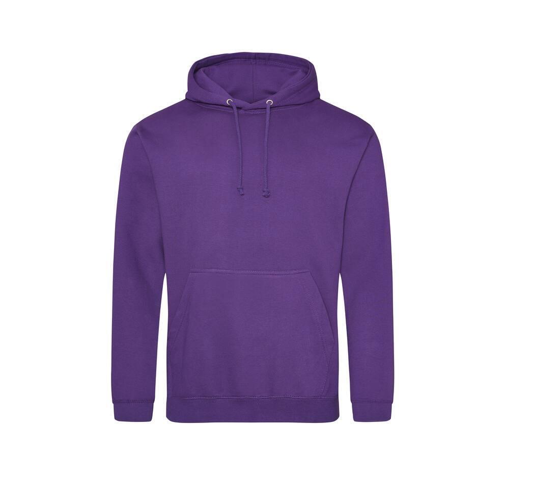 Heren hoodie paars perfect voor bedrukking van logo, tekst, foto