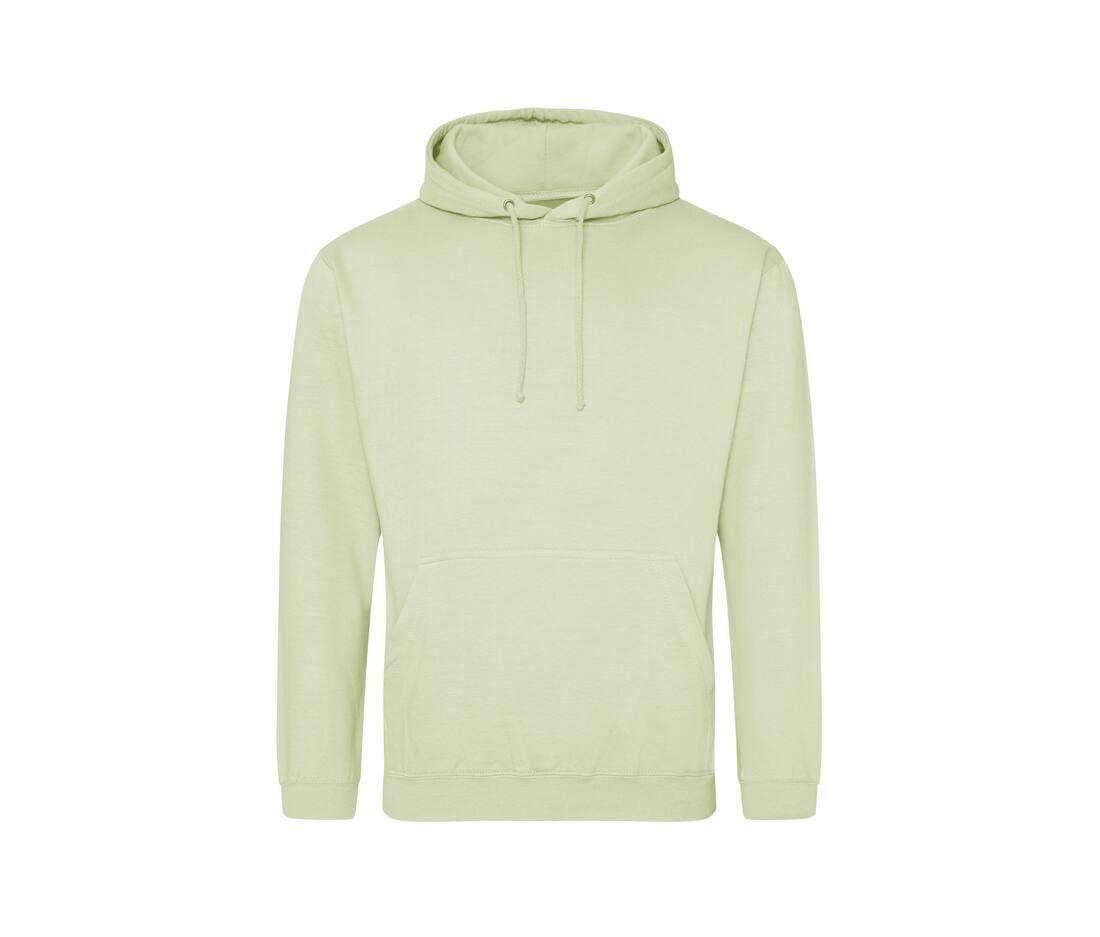 Heren hoodie pistachio green perfect voor bedrukking van logo, tekst, foto