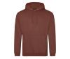 Heren hoodie red rust perfect voor bedrukking van logo, tekst, foto