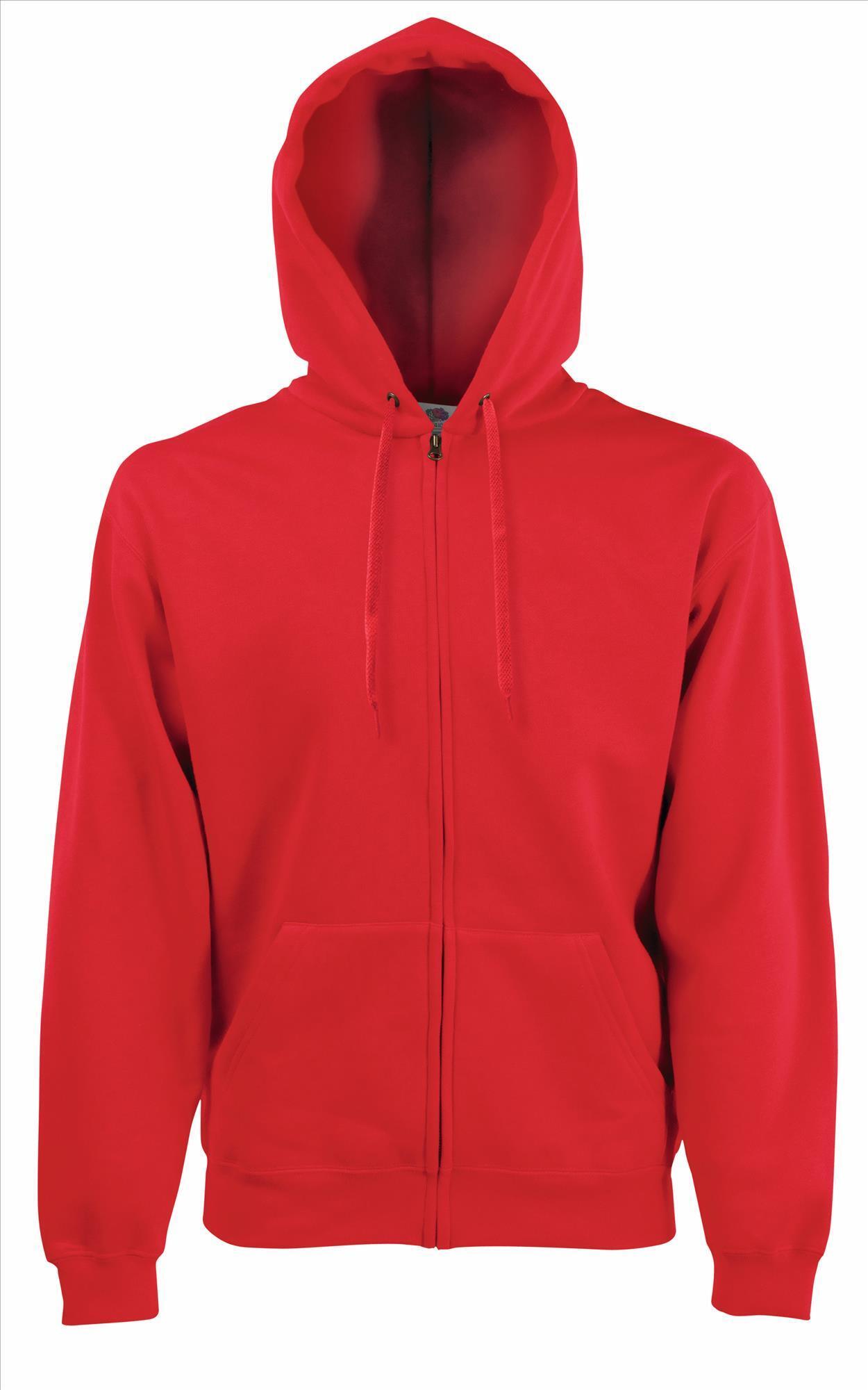 Heren Hoodie rood je kunt deze hoodie personaliseren