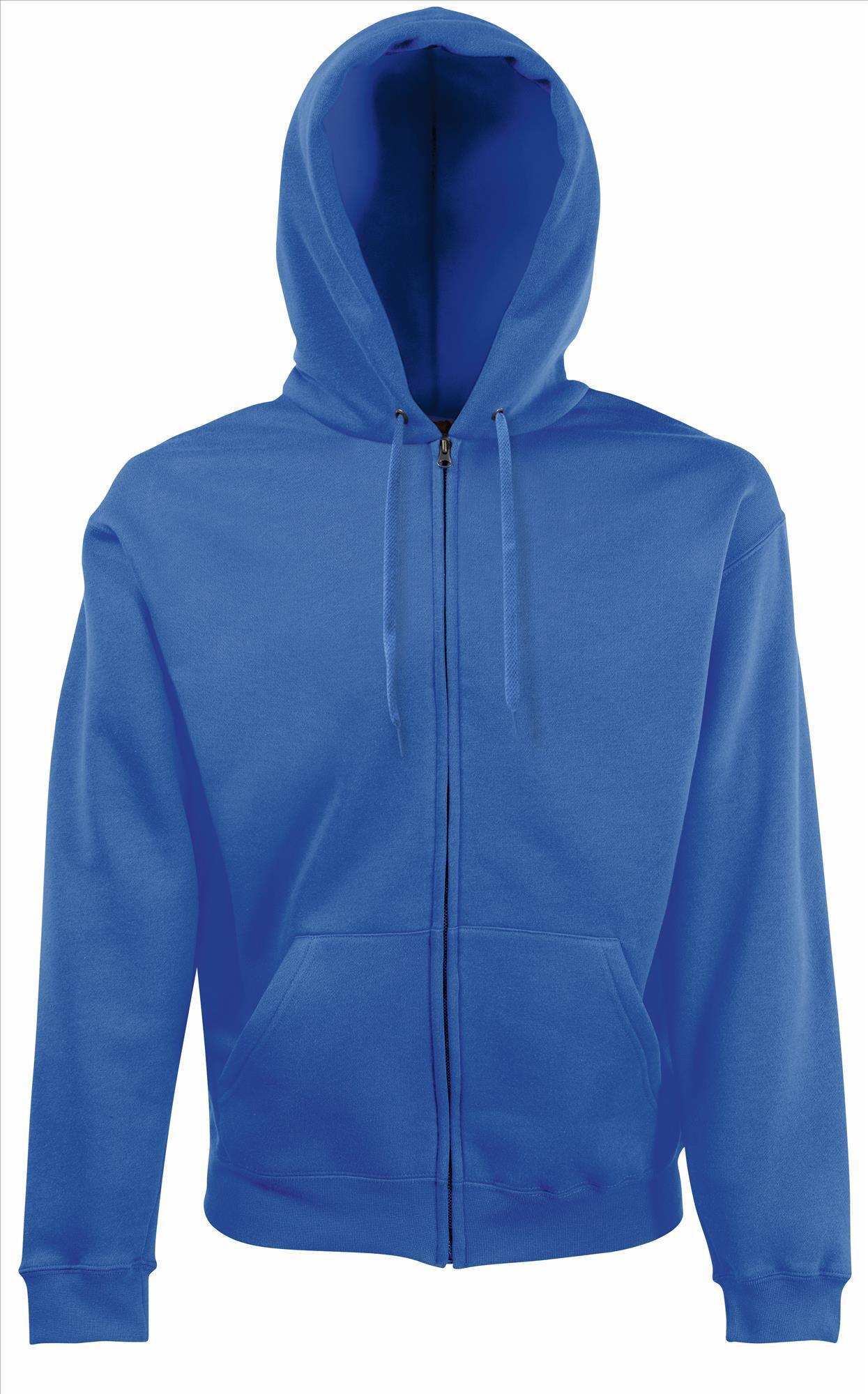 Heren Hoodie royal blauw personaliseren je eigen hoodie met foto of logo