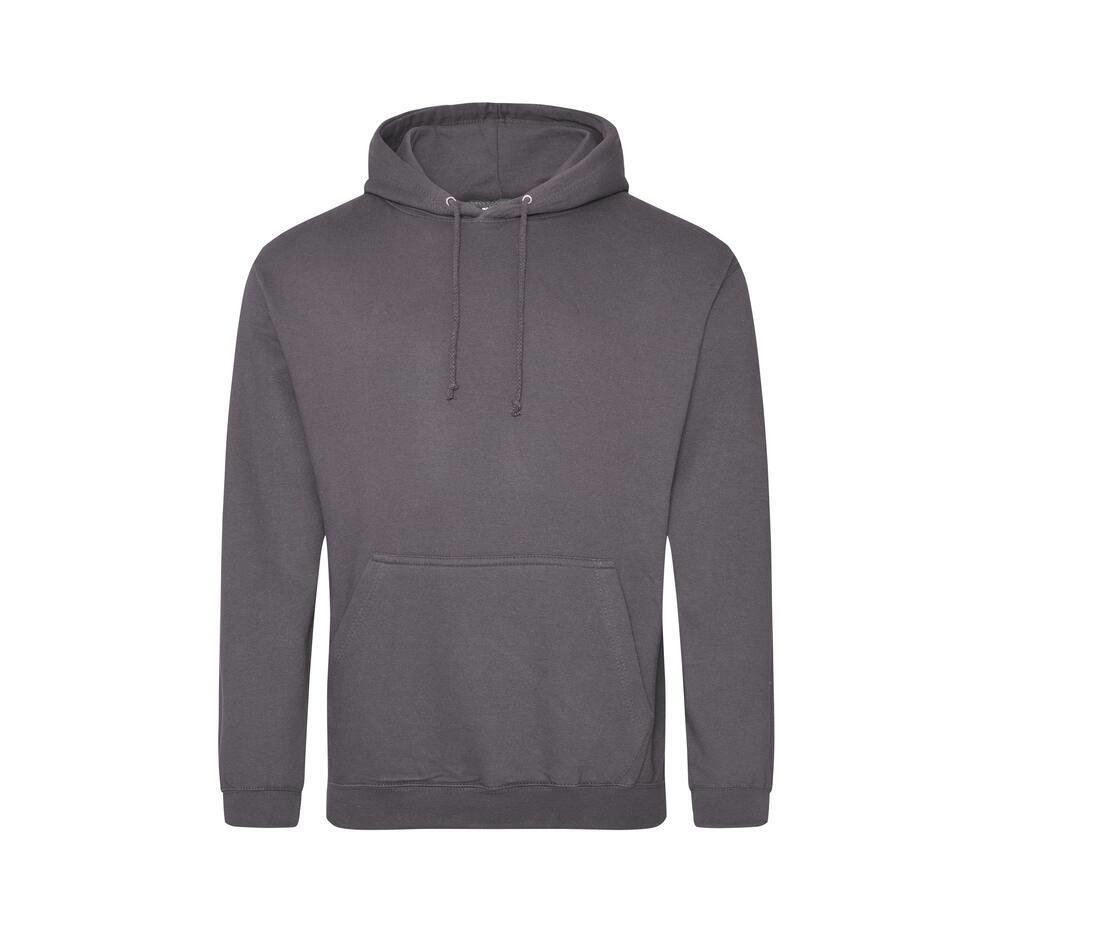 Heren hoodie steel grey perfect voor bedrukking van logo, tekst, foto
