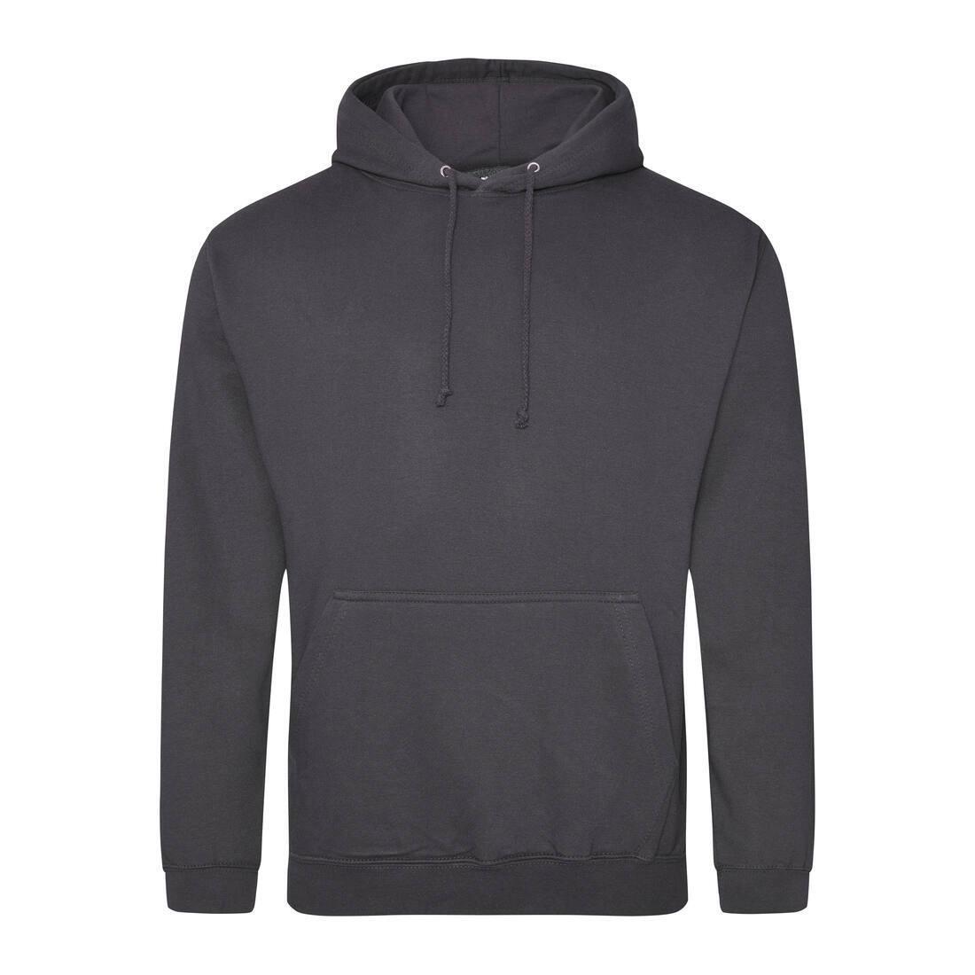 Heren hoodie storm grey perfect voor bedrukking van logo, tekst, foto