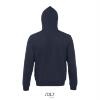 foto 2 Heren hoodie sweater donkerblauw met rits. personaliseren eigen ontwerp