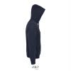 foto 3 Heren hoodie sweater donkerblauw met rits. personaliseren eigen ontwerp 