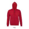 foto 1 Heren hoodie sweater rood met rits. personaliseren eigen ontwerp