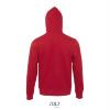 foto 2 Heren hoodie sweater rood met rits. personaliseren eigen ontwerp