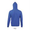 foto 2 Heren hoodie sweater royal blauw met rits. personaliseren eigen ontwerp