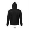 foto 2 Heren hoodie sweater zwart met rits. personaliseren eigen ontwerp