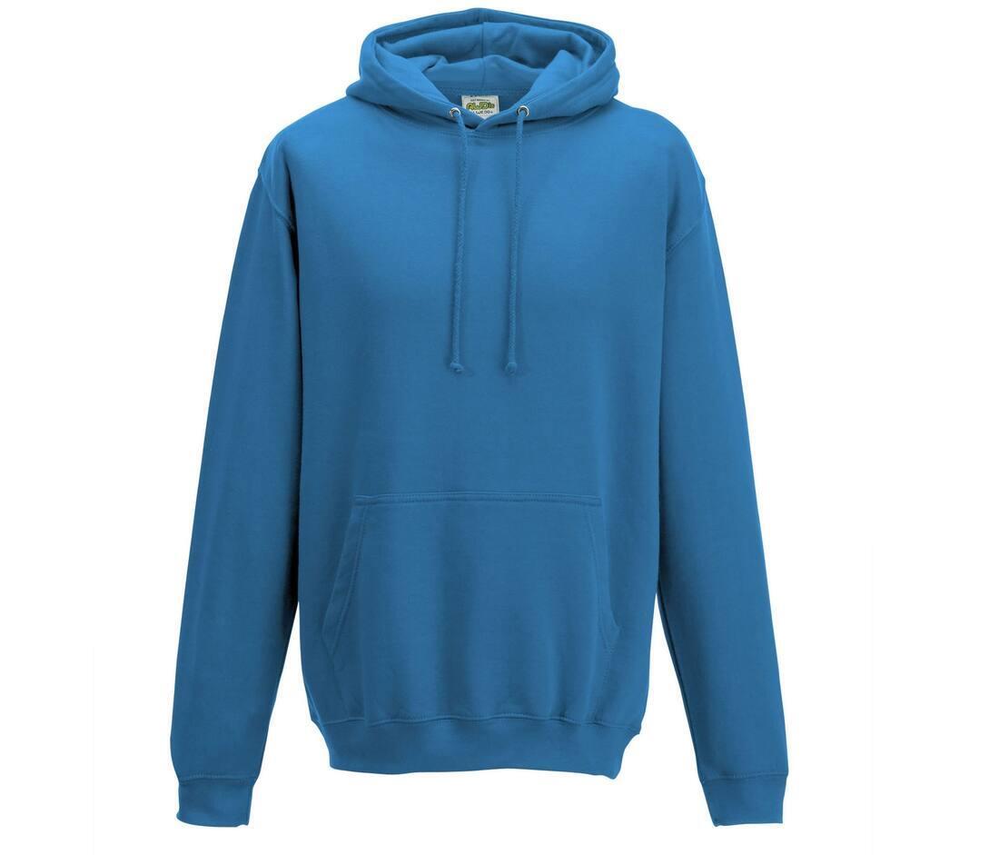 Heren hoodie tropical blue perfect voor bedrukking van logo, tekst, foto