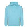 Heren hoodie turquoise surf perfect voor bedrukking van logo, tekst, foto