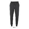 Heren jogging broek charcoal melange
