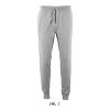 Heren jogging broek grijs melange