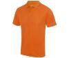 foto 1 Heren polo sport shirtje orange crush bedrukbaar te personaliseren