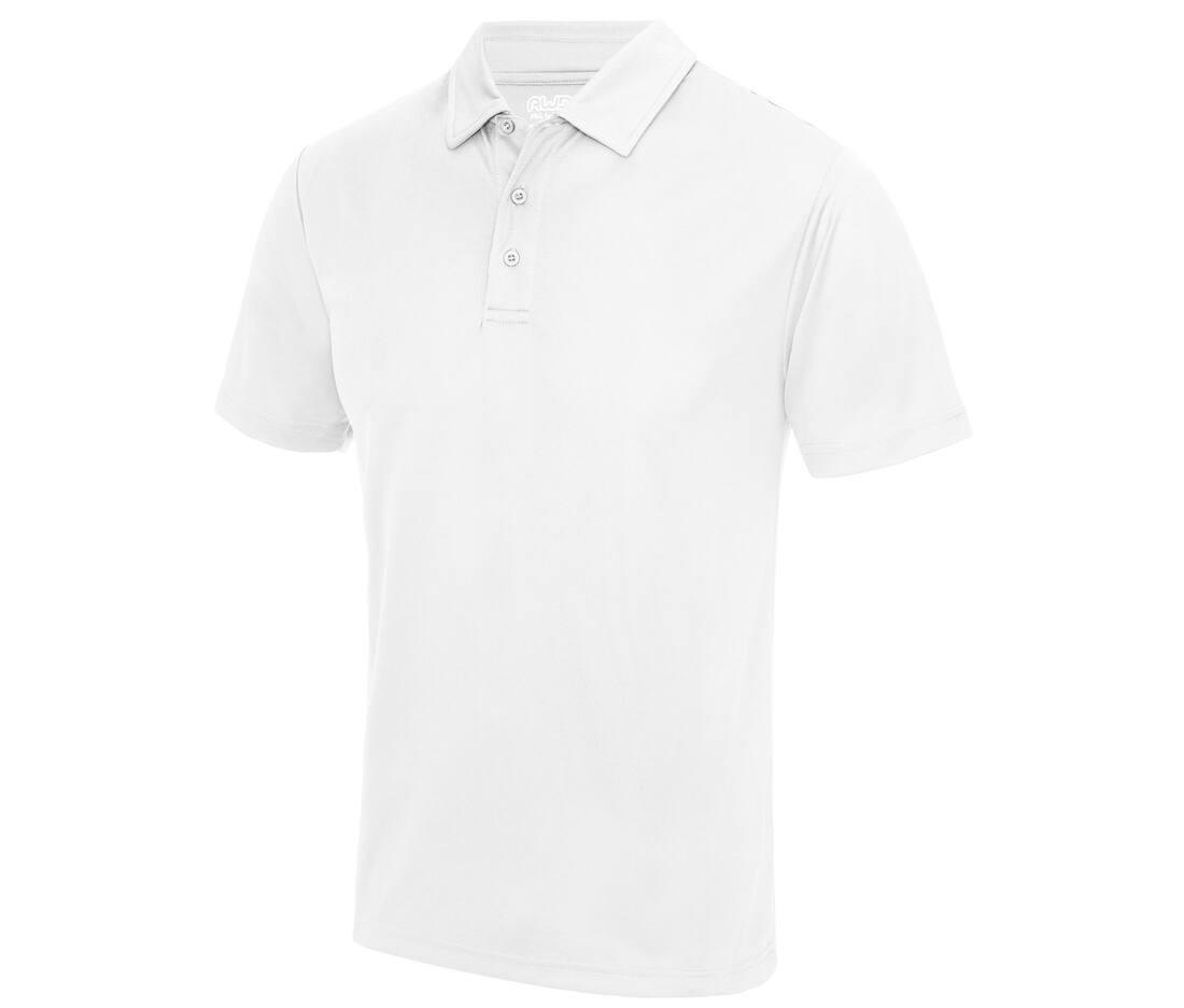 Heren polo sport shirtje wit bedrukbaar te personaliseren