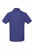 foto 2 Heren Polo van biologisch katoen kobaltblauw te bedrukken personaliseren