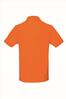 foto 2 Heren Polo van biologisch katoen oranje te bedrukken personaliseren
