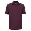Heren polo workwear bordeaux perfect voor zwaar werk te personaliseren bedrukken met logo