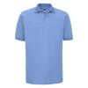 Heren polo workwear sky blauw perfect voor zwaar werk te personaliseren bedrukken met logo