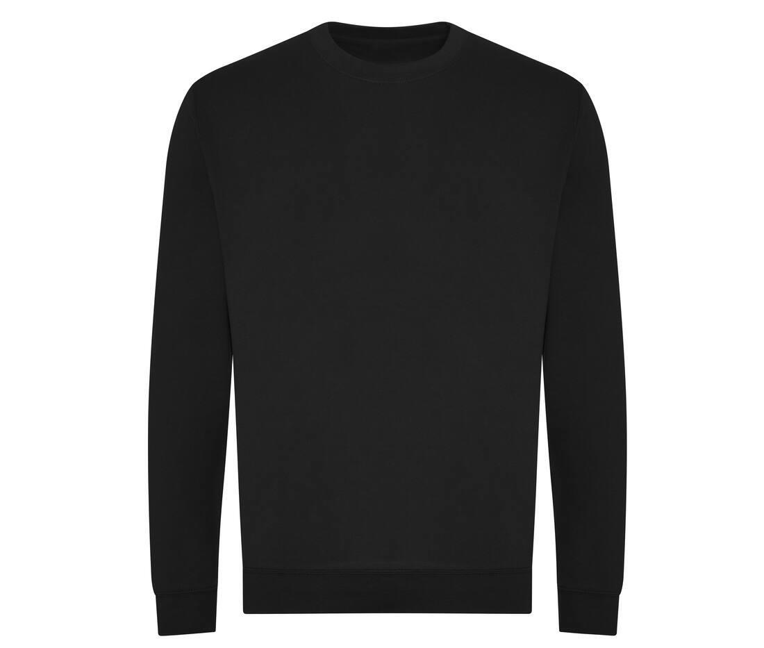 Heren Sweater deep black perfect voor bedrukking