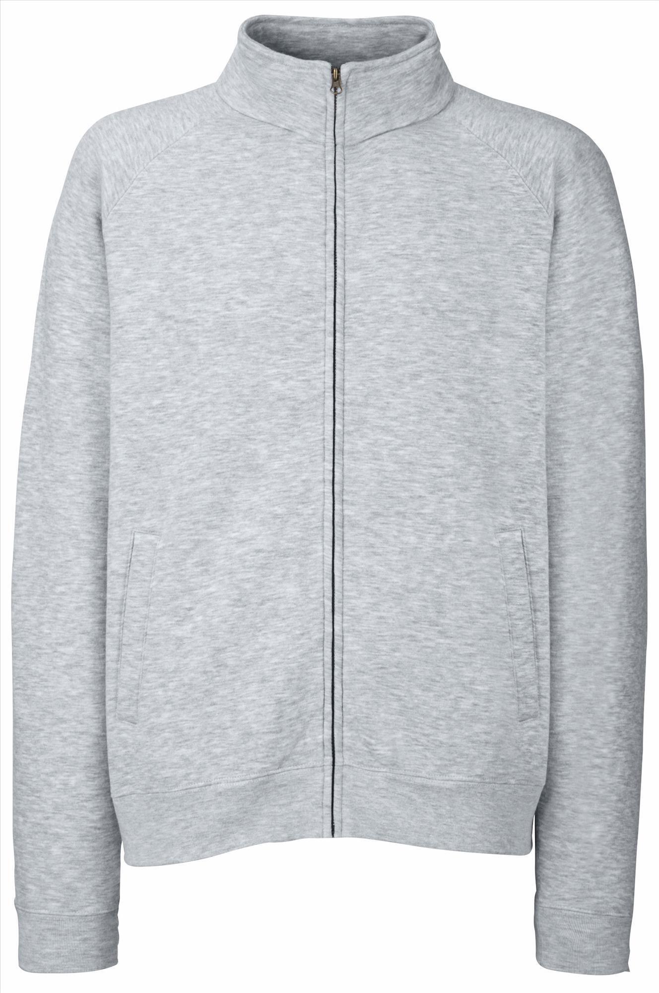 Heren sweater heide grijs je eigen hoodie personaliseren