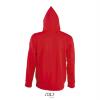 foto 2 Heren sweater rood met rits en een gevoerde capuchon