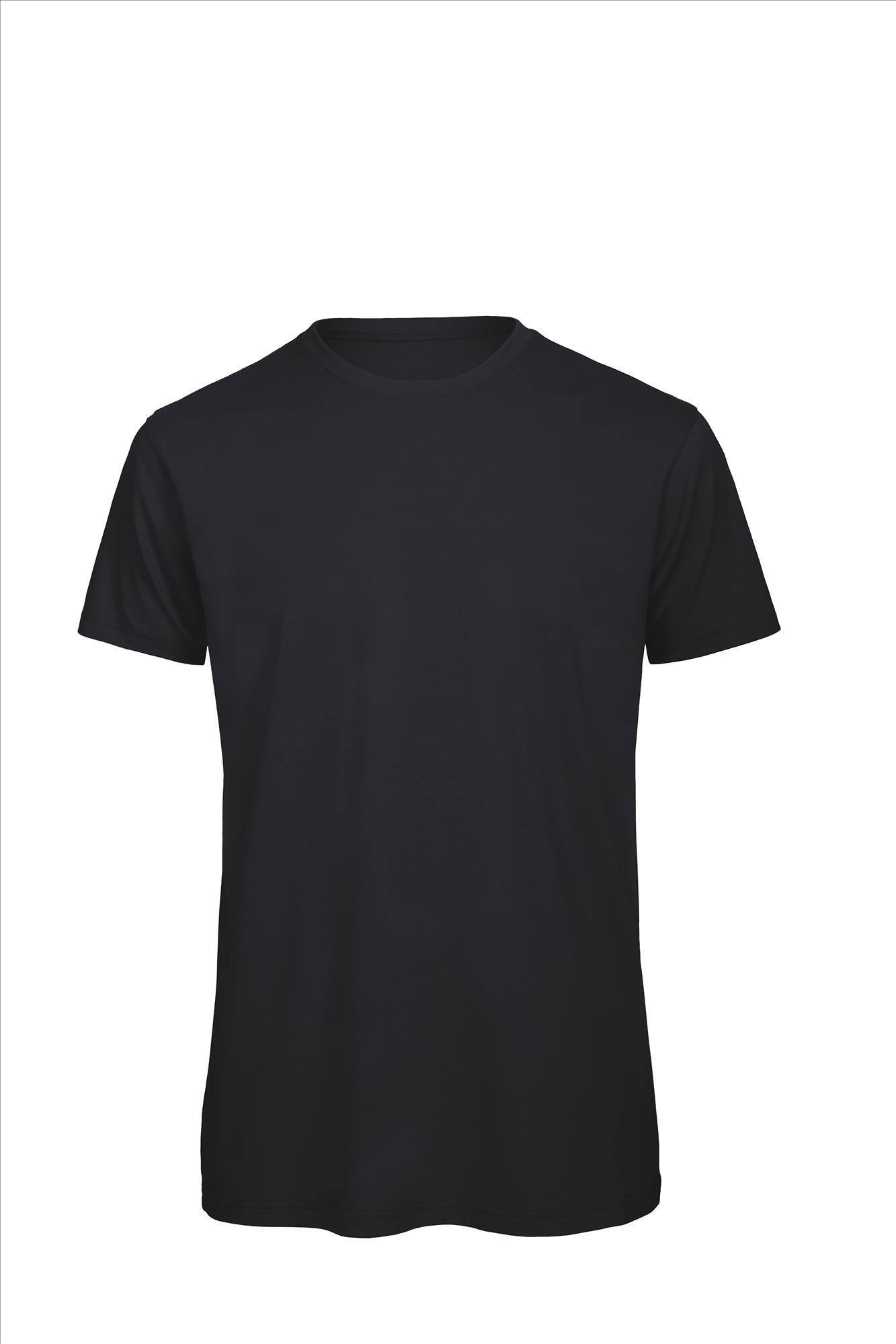 Heren T-shirt donkerblauw te personaliseren bedrukbaar duurzaam shirt
