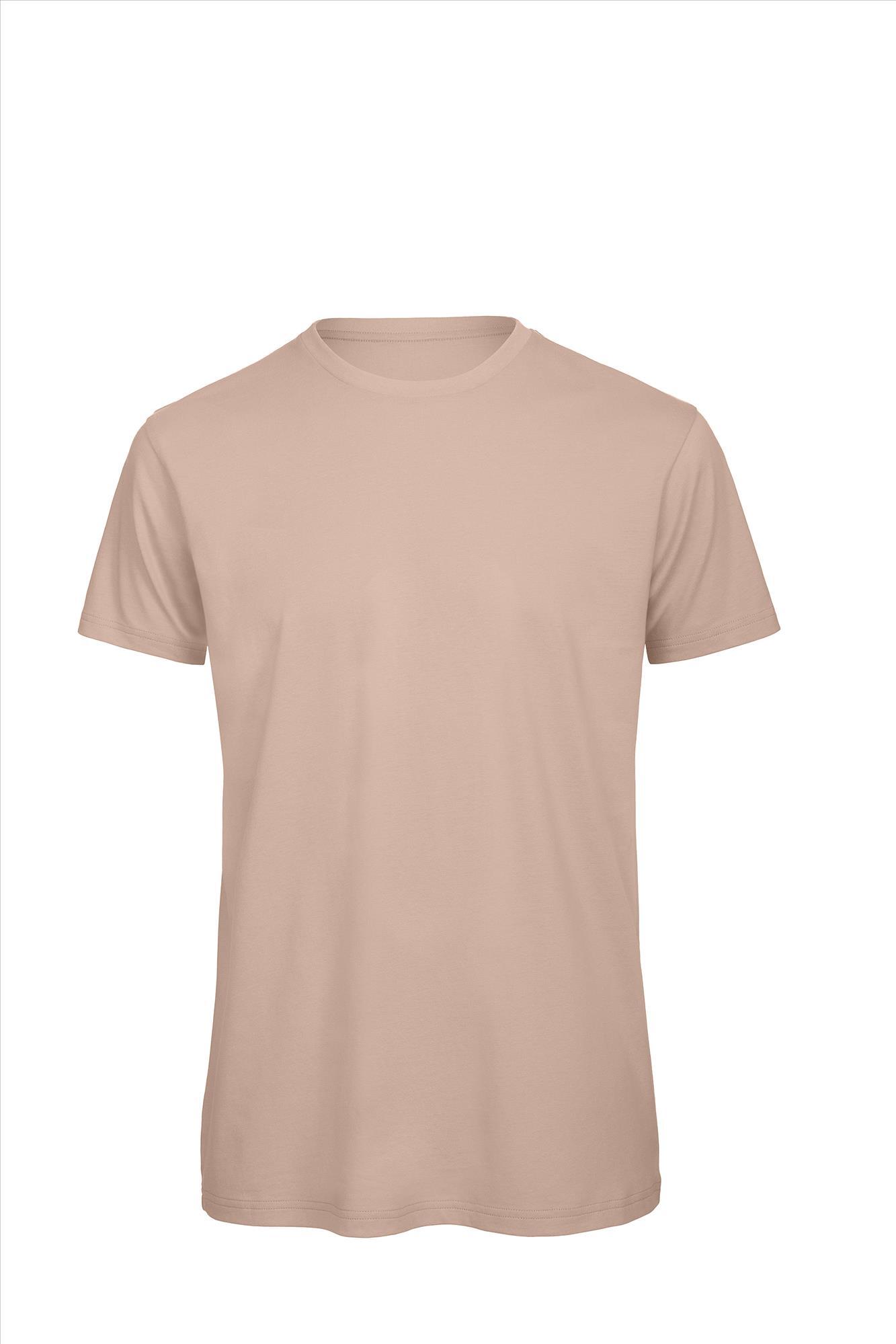 Heren T-shirt millennial roze te personaliseren bedrukbaar duurzaam shirt