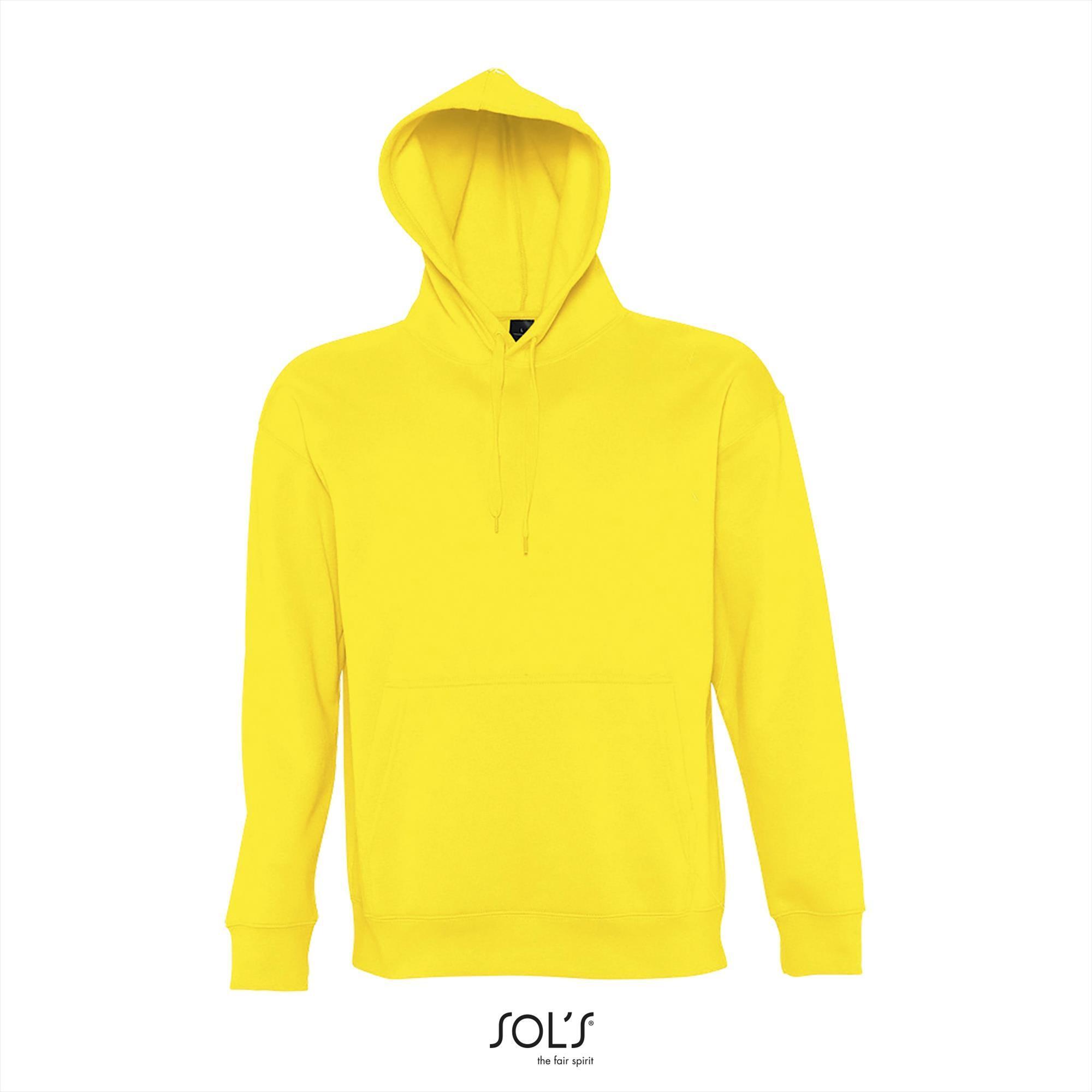 Hooded sweatshirt voor hem lemon te personaliseren