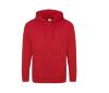 Hoodie bedrukken? Hoodie vuurrood voor hem