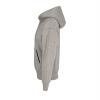 foto 3 hoodie unisex grijs melange zware stof recycled polyester 