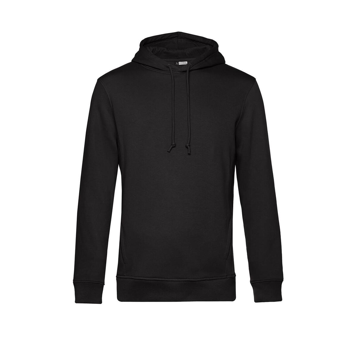 Hoodie voor heren black pure Duurzaam bedrukbaar te personaliseren