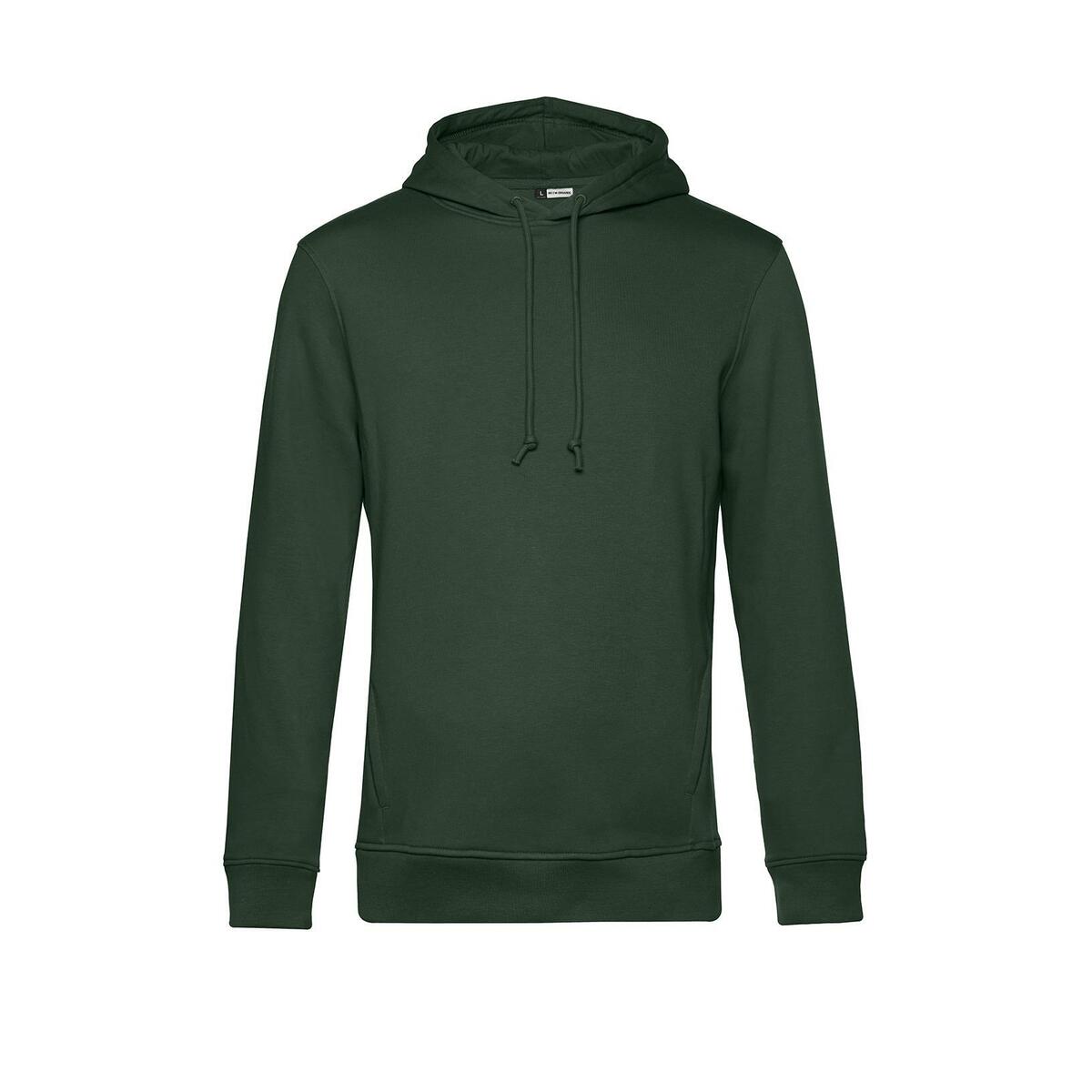 Hoodie voor heren bos groen te personaliseren