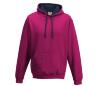 foto 1 Hoodie voor Heren hot pink/french navy perfect voor bedrukking met foto, logo, of tekst