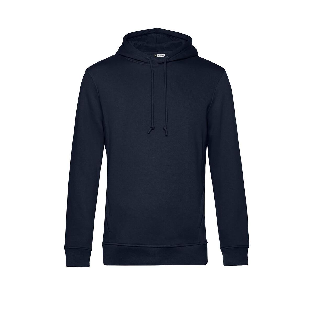 Hoodie voor heren Marine blauw Duurzaam bedrukbaar te personaliseren