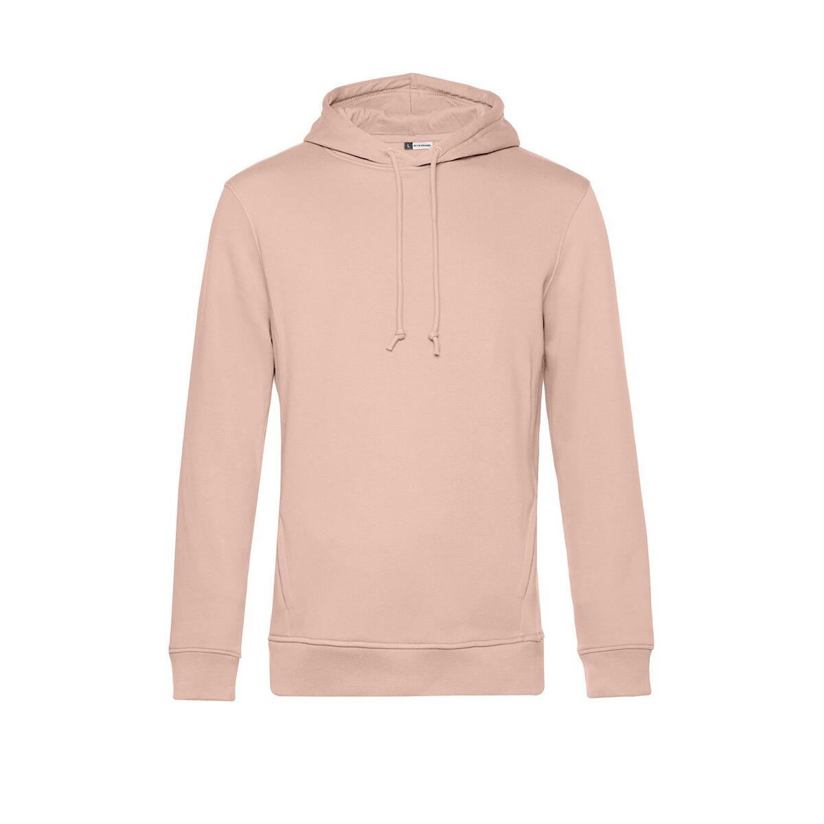 Hoodie voor heren soft rose Duurzaam bedrukbaar te personaliseren