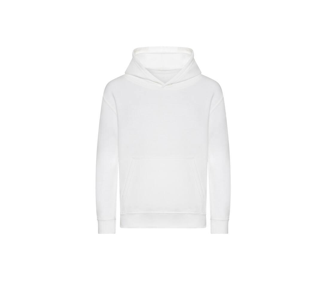 Hoodie voor kinderen duurzaam arctic white perfect te bedrukken met logo, tekst of foto