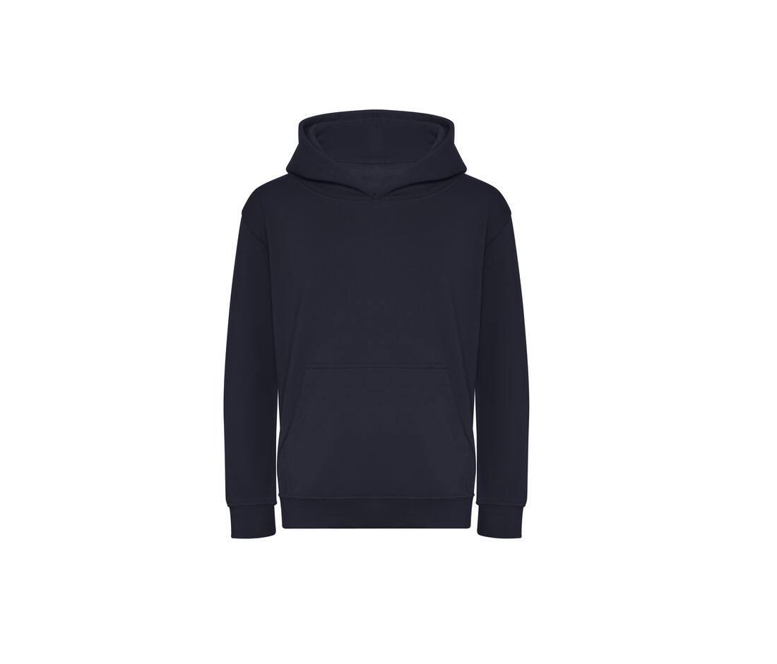 Hoodie voor kinderen duurzaam new french navy perfect te bedrukken met logo, tekst of foto