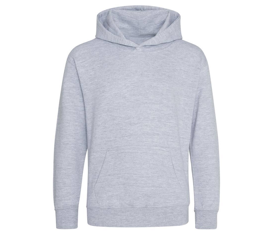 Hoodie voor kinderen heide grijs perfect te bedrukken met logo, tekst of foto