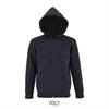 Kinder hooded sweat jacket donkerblauw personaliseer te bedrukken