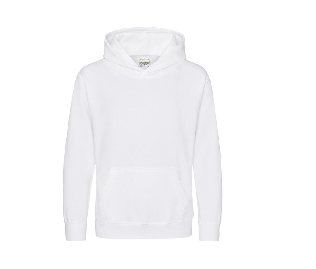 Kinder hoodie arctic white te personaliseren te bedrukken