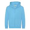 Kinder Hoodie hawaiian blue perfect om te bedrukken met je eigen logo, tekst, of foto