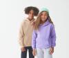 foto 3 Kinder hoodie heide grijs te personaliseren te bedrukken 