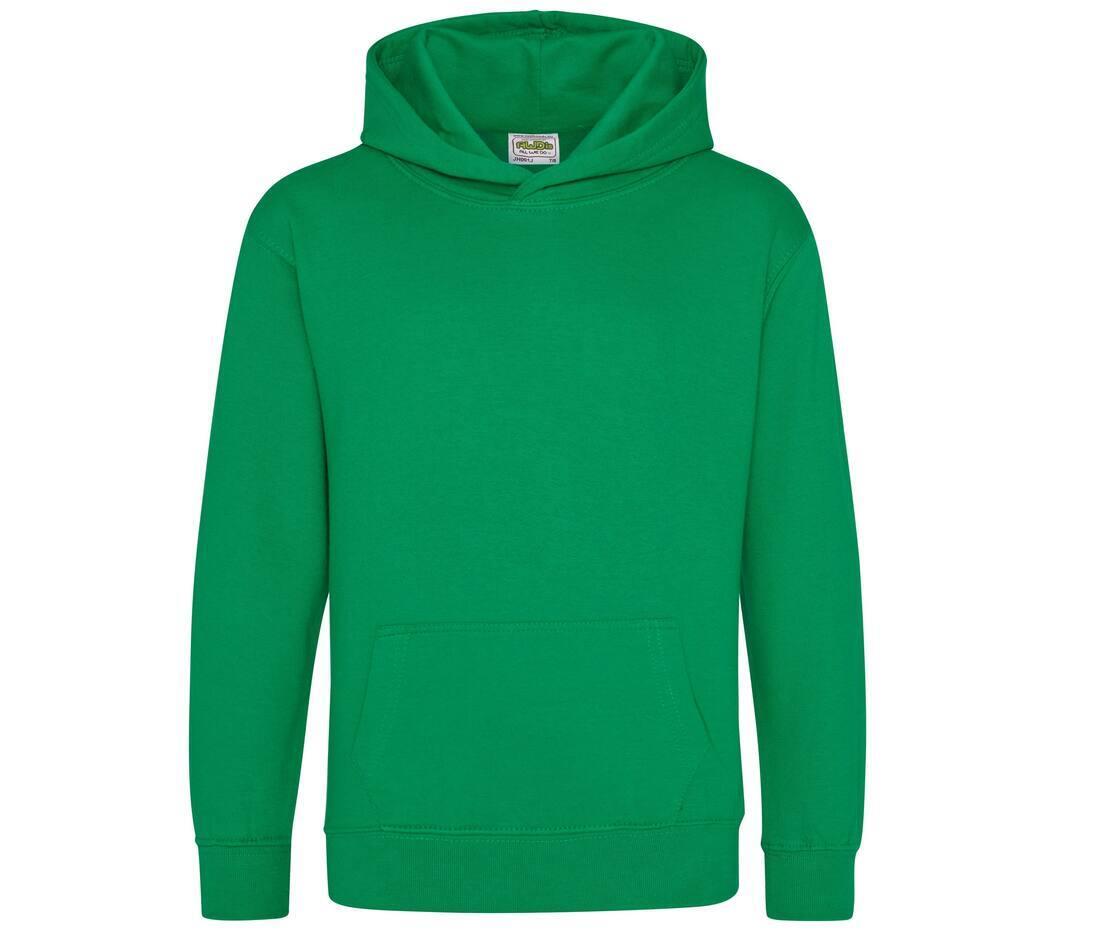 Kinder hoodie kermitgroen te personaliseren te bedrukken