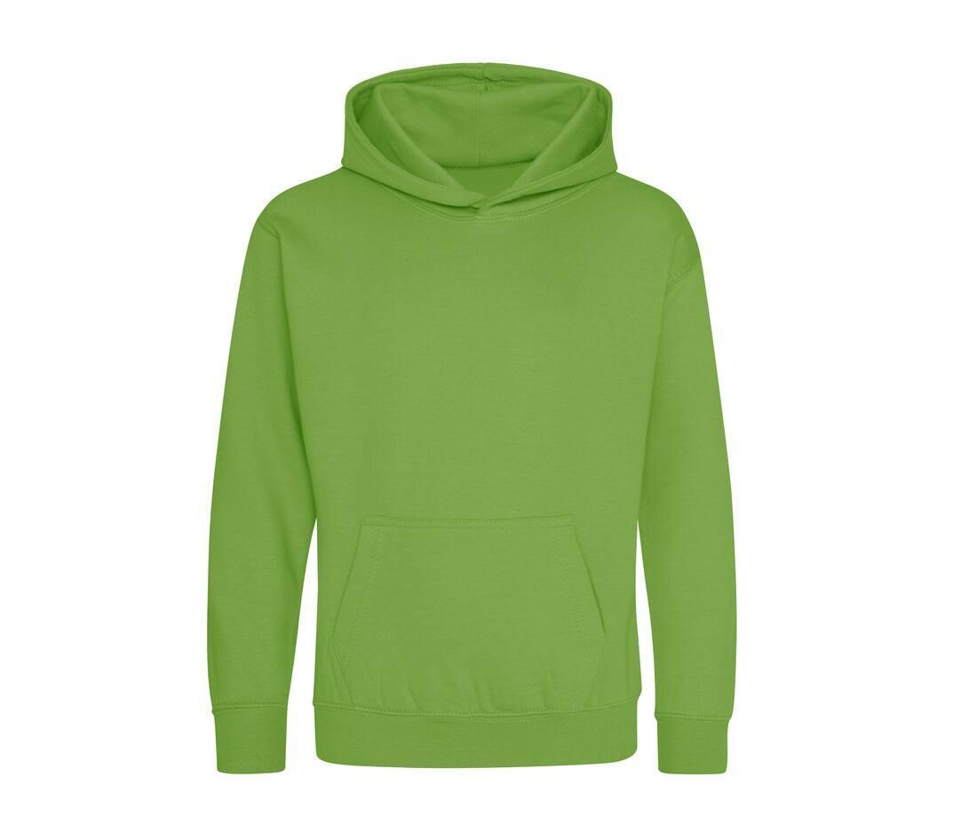 Kinder hoodie lime green te personaliseren te bedrukken