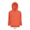 foto 1 Kinder hoodie oranje personaliseren bedrukken sweatshirt