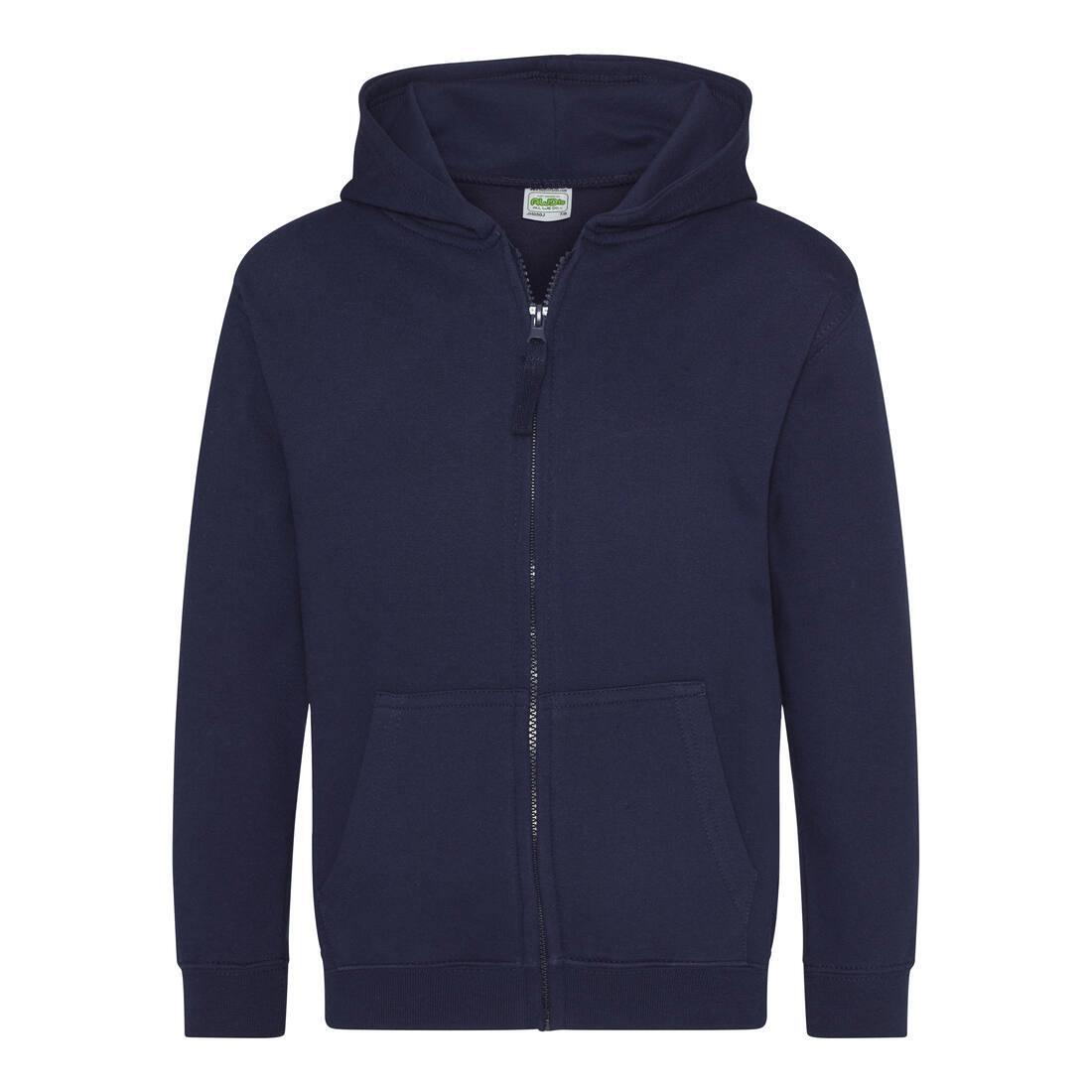 Kinder Hoodie oxford navy perfect om te bedrukken met je eigen logo, tekst, of foto