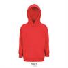 Kinder hoodie rood personaliseren bedrukken sweatshirt