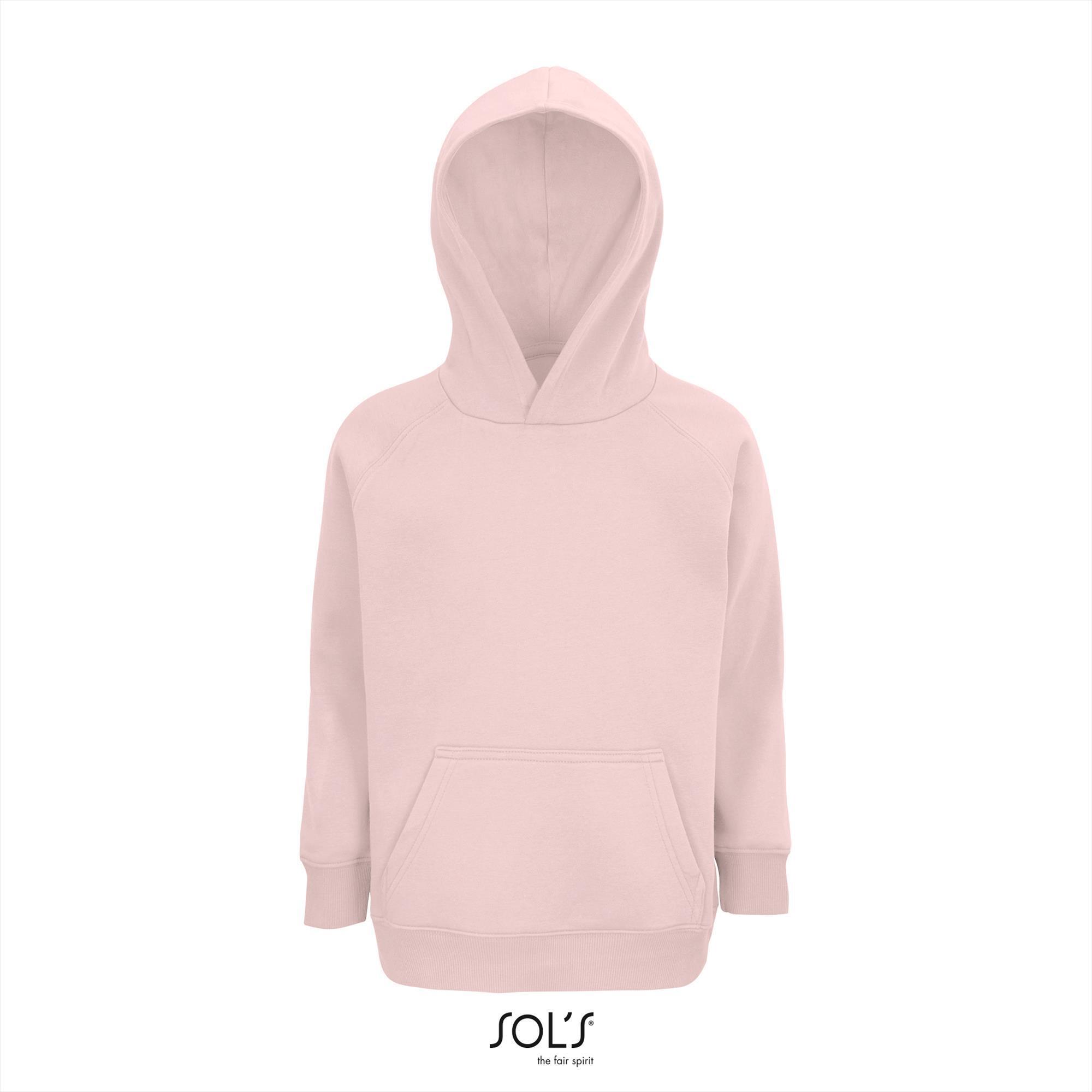 Kinder hoodie roze personaliseren bedrukken sweatshirt